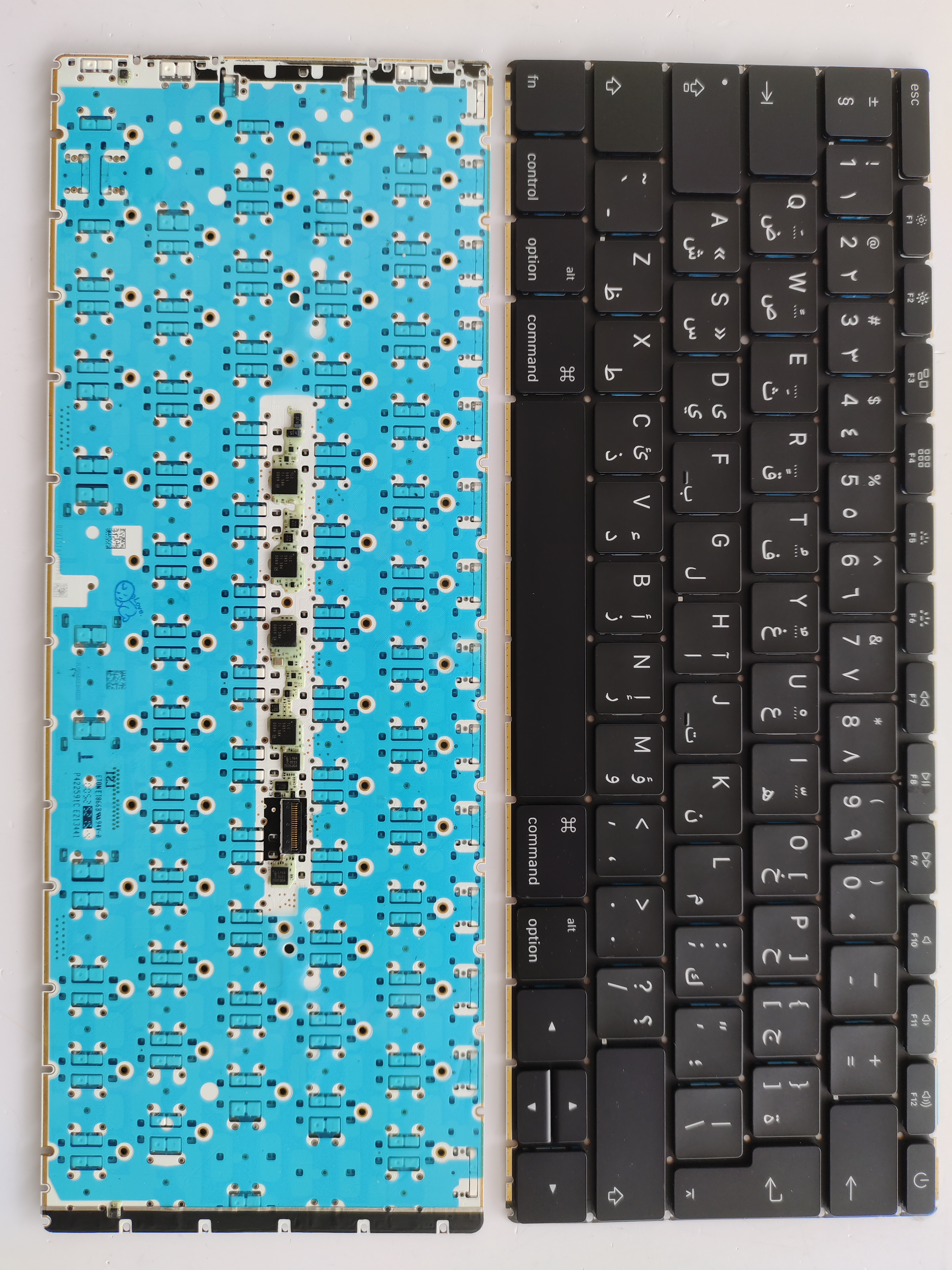 Picture of New Replacement Laptop Keyboard For APPLE A1534 Enter BLACK Backlit AR Layout